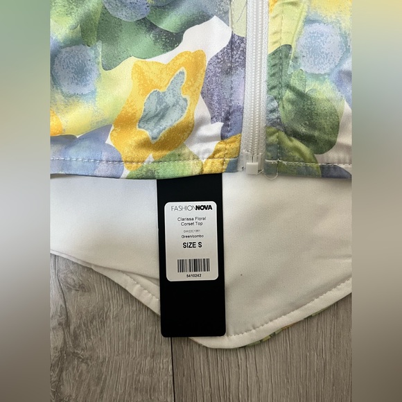 Fashion Nova New Floral Corset Top Size S (corset style) - Picture 7 of 7